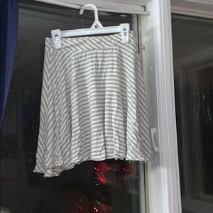 Grey and White Skirt